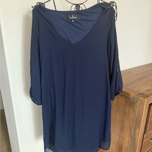 Lulu's Navy Blue Dress